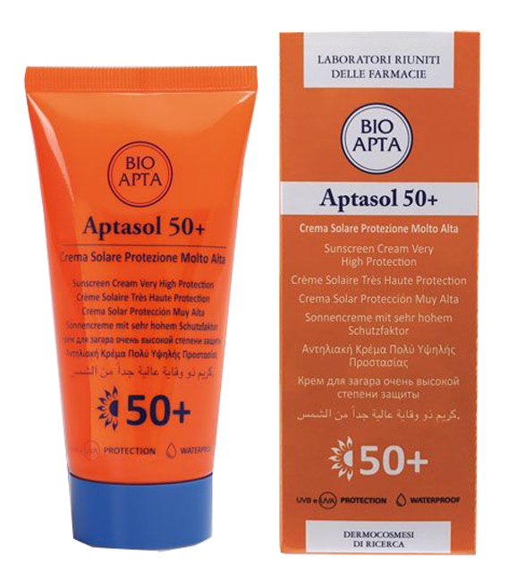 APTASOL 50+ CREMA PROTEZIONE MEDIO ALTA 75ML - Farmacia Mastrangelo 