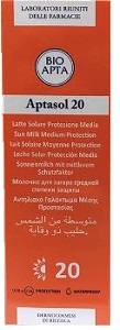 APTASOL 20 LATTE PROTEZIONE MEDIA 125 ML - Farmacia Mastrangelo 