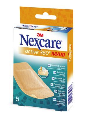 CEROTTO NEXCARE ACTIVE 360 GRADI 5 PEZZI - Farmacia Mastrangelo 