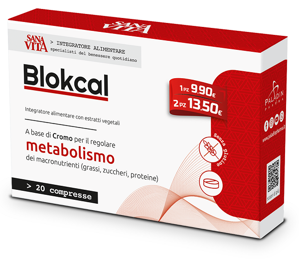 SANAVITA BLOKCAL 20 COMPRESSE - Farmacia Mastrangelo 