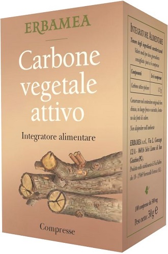 CARBONE VEGETALE ATTIVO 100 CAPSULE - Farmacia Mastrangelo 