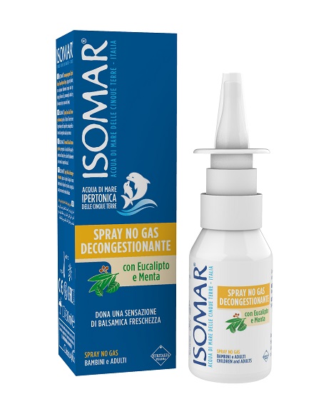 ISOMAR SOLUZIONE ACQUA MARE NASO IPERTONICA NASO SPRAY DECONGESTIONANTE 30 ML - Farmacia Mastrangelo 