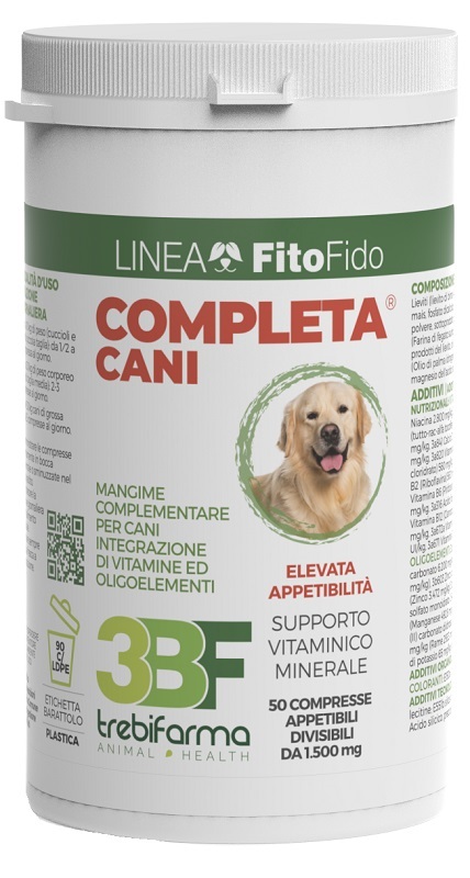 COMPLETA CANI 50 COMPRESSE BARATTOLO 75 G - Farmacia Mastrangelo 