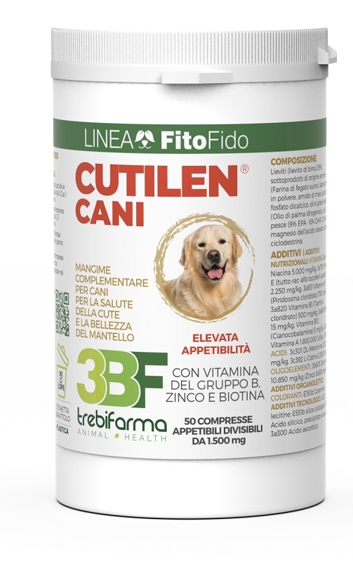 CUTILEN CANI 50 COMPRESSE BARATTOLO 75 G - Farmacia Mastrangelo 