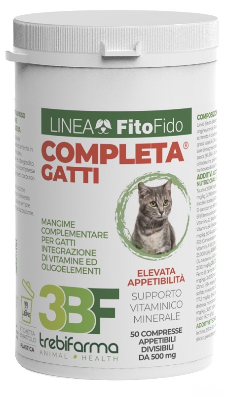COMPLETA GATTI 50 COMPRESSE BARATTOLO 25 G - Farmacia Mastrangelo 