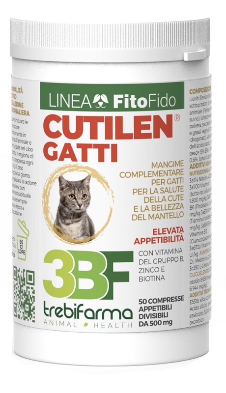 CUTILEN GATTI 50 COMPRESSE BARATTOLO 25 G - Farmacia Mastrangelo 