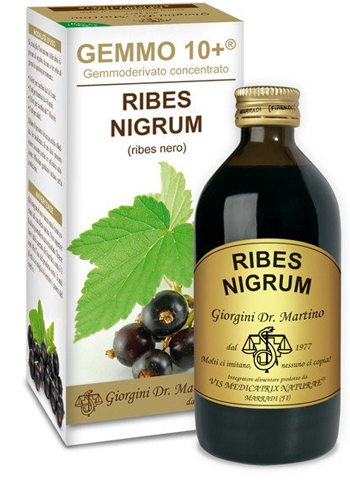 GEMMO 10+ RIBES NERO 200 ML LIQUIDO ANALCOLICO - Farmacia Mastrangelo 