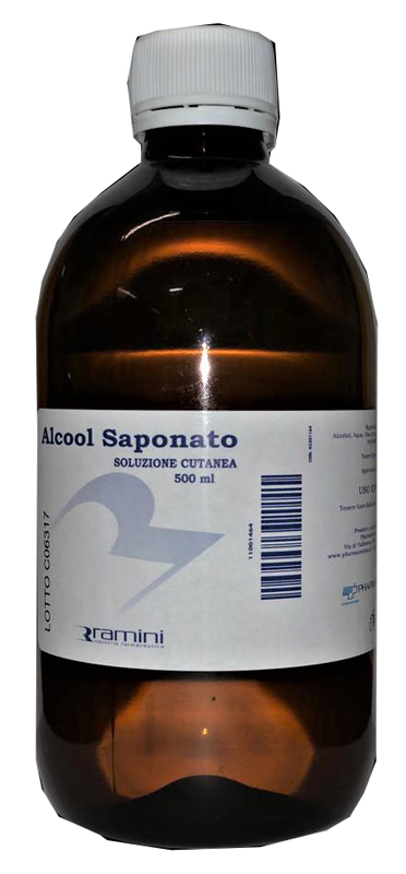 ALCOOL SAPONATO SOLUZIONE 500 ML - Farmacia Mastrangelo 