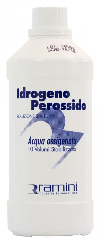 PEROSSIDO D'IDROGENO FU SOLUZIONE 3% 10 VOLUMI 200 ML - Farmacia Mastrangelo 