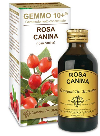 GEMMO 10+ ROSA CANINA LIQUIDO ANALCOLICO 100 ML - Farmacia Mastrangelo 
