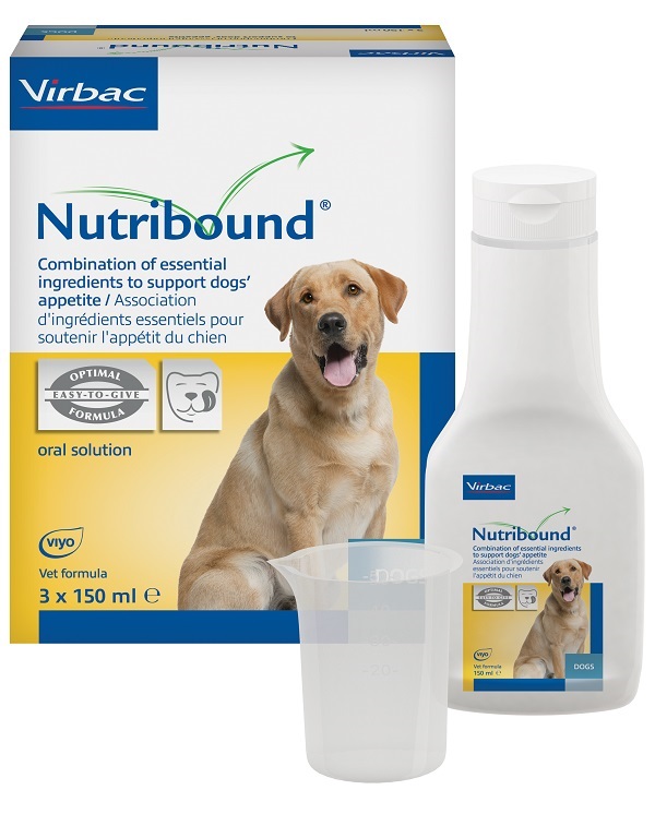 NUTRIBOUND SOLUZIONE ORALE APPETIBILE PER CANE 3 FLACONI DA 150 ML - Farmacia Mastrangelo 