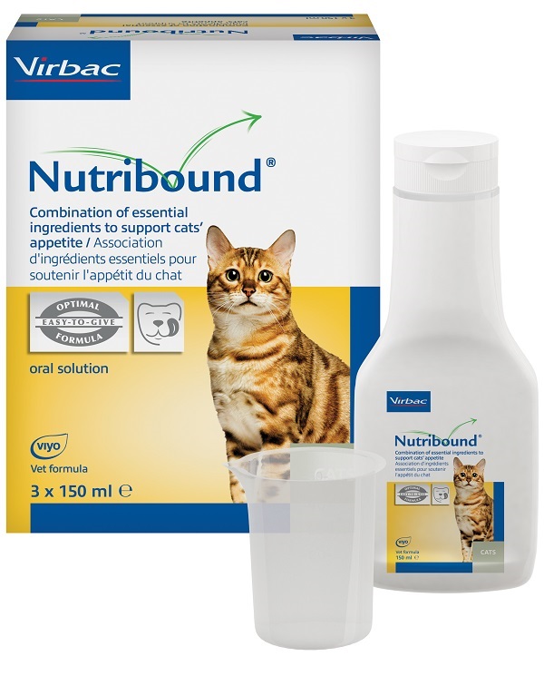 NUTRIBOUND SOLUZIONE ORALE APPETIBILE PER GATTO 3 FLACONI DA 150 ML - Farmacia Mastrangelo 