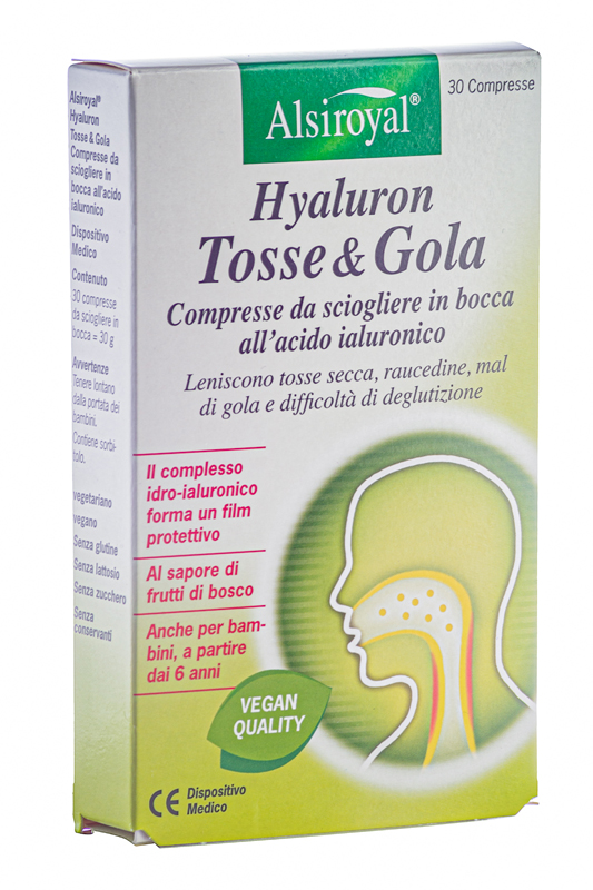 HYALURON TOSSE & GOLA 30 COMPRESSE N - Farmacia Mastrangelo 