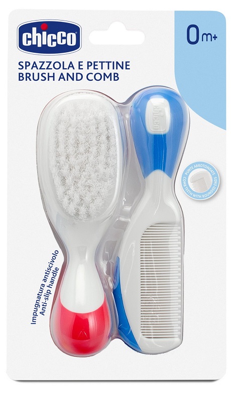 CHICCO SPAZZOLA + PETTINE NYLON - Farmacia Mastrangelo 