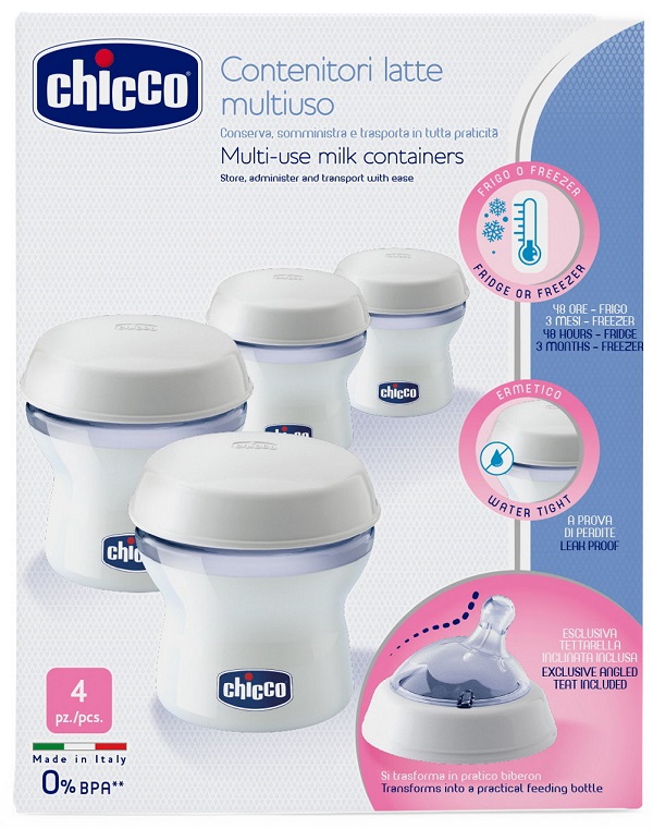 CHICCO CONTENITORE LATTE STEP UP NEW - Farmacia Mastrangelo 