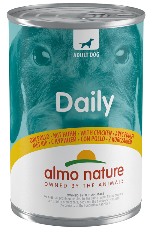 ALMO NATURE DOGS DAILY MENU CON POLLO 400G - Farmacia Mastrangelo 