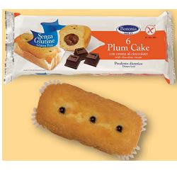 BONONIA PLUMCAKE CREMA CIOCCOLATO SENZA GLUTINE 6 X 45 G - Farmacia Mastrangelo 