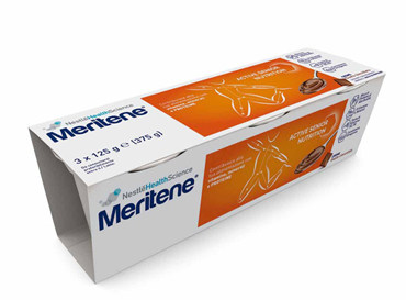 MERITENE CREMA CIOCCOLATO 3 VASETTI X 125 G - Farmacia Mastrangelo 