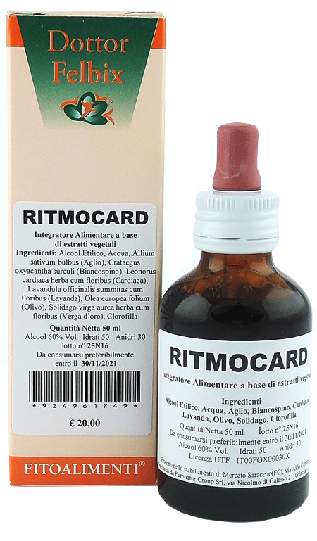 RITMOCARD GOCCE 50 ML - Farmacia Mastrangelo 