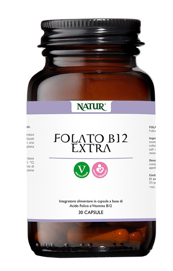 FOLATO B12 EXTRA 30 CAPSULE - Farmacia Mastrangelo 
