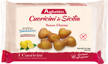 AGLUTEN CUORICINI DI SICILIA 4 X 37,5 G - Farmacia Mastrangelo 