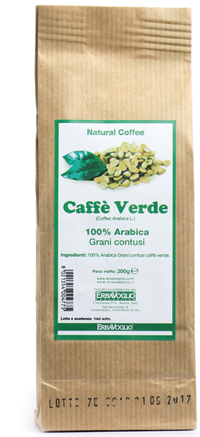 CAFFE' VERDE  GRANI CONTUSI 200 G - Farmacia Mastrangelo 