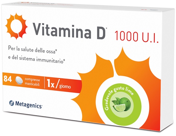 VITAMINA D 1000 UI 84 COMPRESSE MASTICABILI - Farmacia Mastrangelo 
