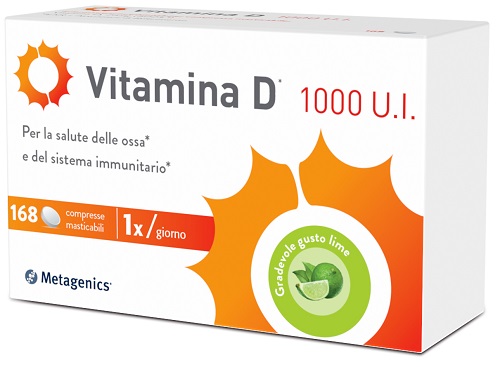 VITAMINA D 1000 UI 168 COMPRESSE MASTICABILI - Farmacia Mastrangelo 