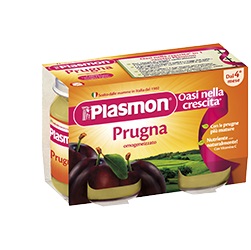 PLASMON OMOGENEIZZATO PRUGNA 2 X 104 G - Farmacia Mastrangelo 