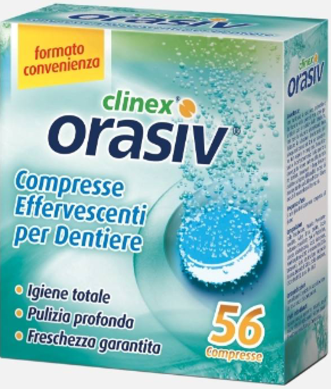 ORASIV CLINEX 56 COMPRESSE EFFERVESCENTI - Farmacia Mastrangelo 