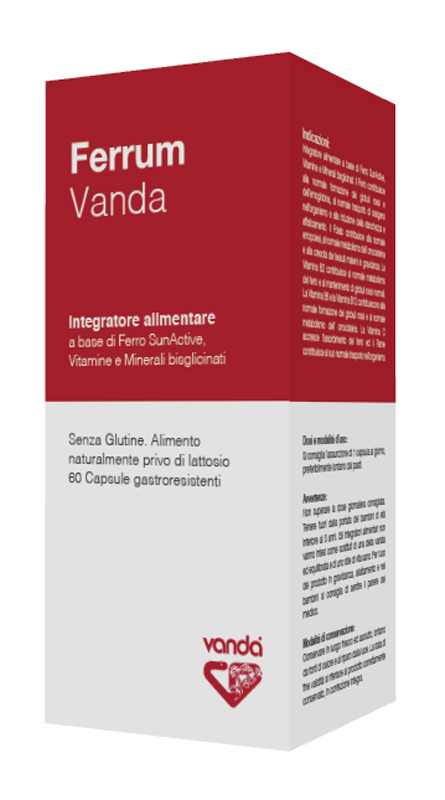 FERRUM VANDA 60 CAPSULE - Farmacia Mastrangelo 