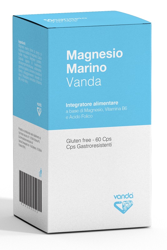 MAGNESIO MARINO VANDA 60 CAPSULE - Farmacia Mastrangelo 