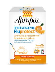APROPOS FLUPROTECT EFFERVESCENTE C 20 COMPRESSE - Farmacia Mastrangelo 