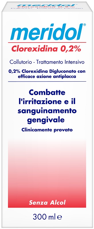 MERIDOL CLOREXIDINA 0,2% COLLUTORIO 300 ML - Farmacia Mastrangelo 