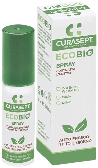 CURASEPT PHARMADENT ECOBIO SPRAY 20 ML - Farmacia Mastrangelo 