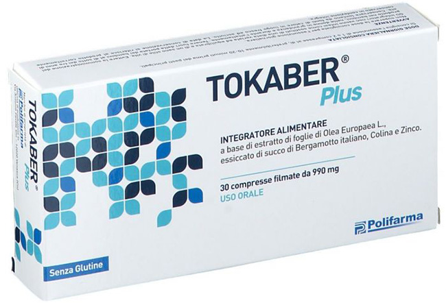 TOKABER PLUS 990MG 30 COMPRESSE - Farmacia Mastrangelo 