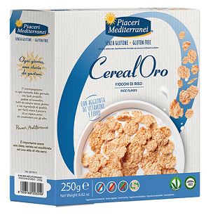 PIACERI MEDITERRANEI CEREALORO FIOCCHI DI RISO 250 G - Farmacia Mastrangelo 