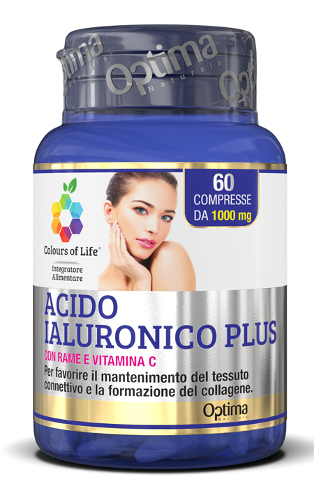 COLOURS OF LIFE ACIDO IALURONICO PLUS 60 COMPRESSE 1000 MG - Farmacia Mastrangelo 