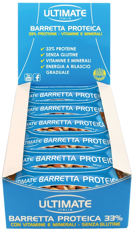 ULTIMATE BARRETTA PROTEICA NOCCIOLA 24 PEZZI - Farmacia Mastrangelo 