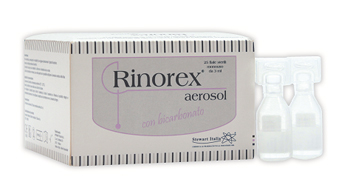 FIALA PER AEROSOL RINOREX BICARBONATO 25 FIALE 3 ML - Farmacia Mastrangelo 