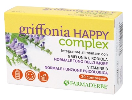 GRIFFONIA HAPPY COMPLEX 30 COMPRESSE - Farmacia Mastrangelo 