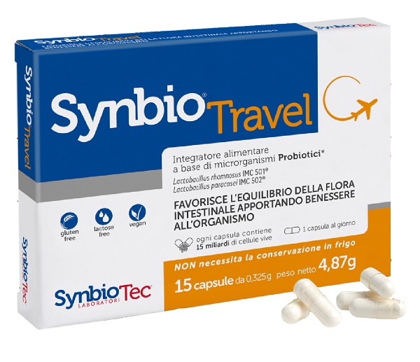 SYNBIOTRAVEL 15 CAPSULE - Farmacia Mastrangelo 