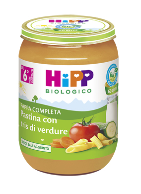 HIPP BIO HIPP BIO PAPPA PRONTA PAST TRIS DI VERDURE 190 G - Farmacia Mastrangelo 