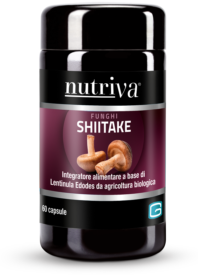 NUTRIVA SHIITAKE BIO 60 CAPSULE - Farmacia Mastrangelo 
