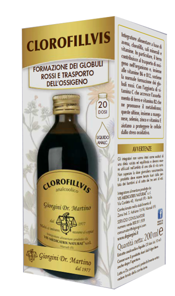 CLOROFILLVIS LIQUIDO ANALCOLICO 200 ML - Farmacia Mastrangelo 