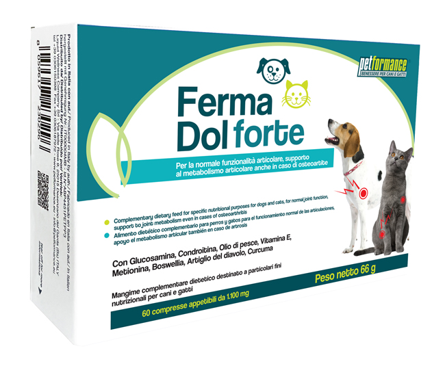 PETFORMANCE FERMA DOL FORTE 60 COMPRESSE - Farmacia Mastrangelo 