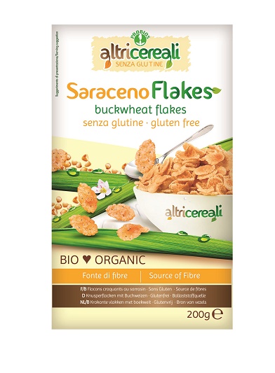 ALTRICEREALI SARACENO FLAKES BIO 200 G - Farmacia Mastrangelo 