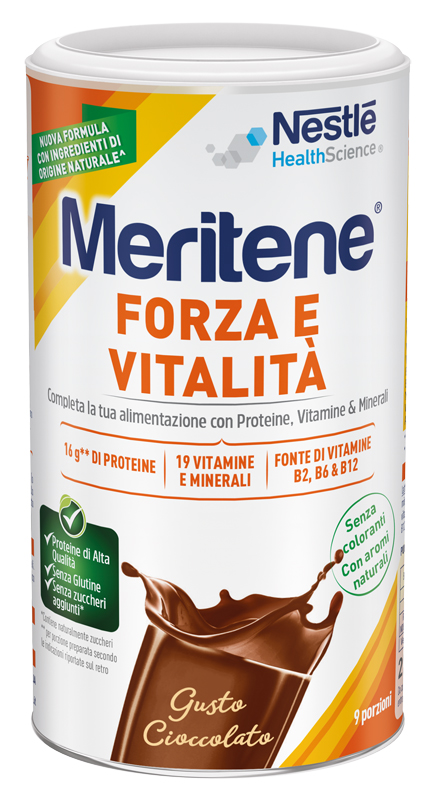 MERITENE FORZA E VITALITA' CIOCCOLATO 270 G - Farmacia Mastrangelo 