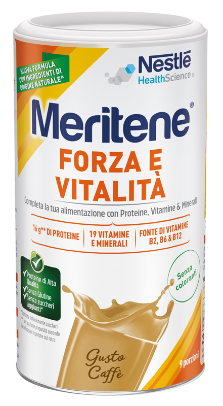 MERITENE FORZA E VITALITA' CAFFE 270 G - Farmacia Mastrangelo 