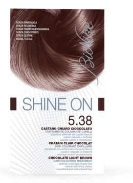 BIONIKE SHINE ON 5,38 CASTANO CHIARO CIOCCOLATO 125 ML - Farmacia Mastrangelo 